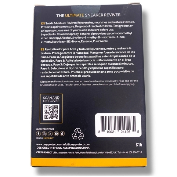 Suede Reviver - Suede Shoe Cleaner, Conditioner & Suede Brush for Suede NEW - Picture 5 of 5